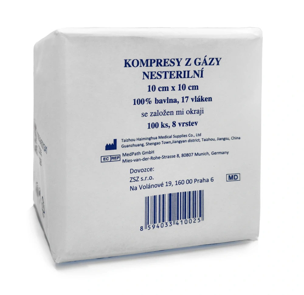 Kompresy nesteril. 10x10cm
