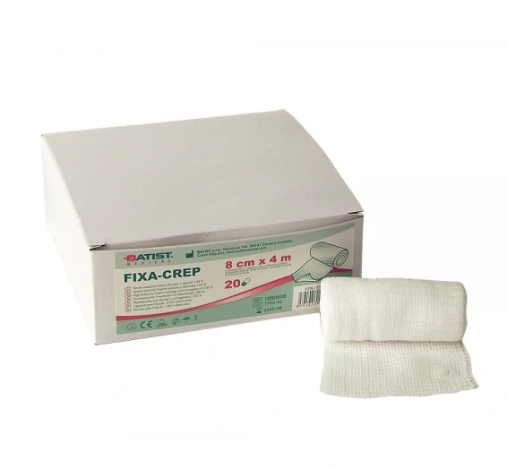 Fixační obinadlo Fixa-crep, 20 ks v balení, 8cmx4m