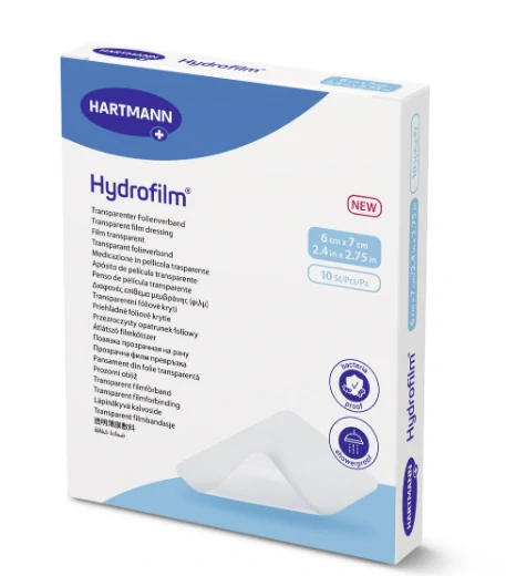 Hydrofilm 6 cm x 7 cm náplast fixační 10 ks