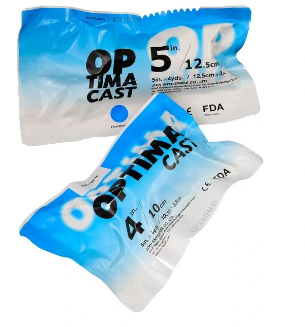 Obvaz Optima Cast Soft 10cm x 360cm, modrá