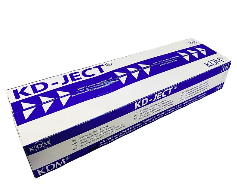 Stříkačka inj. dvoudílná KD-JECT 2ml (100ks)