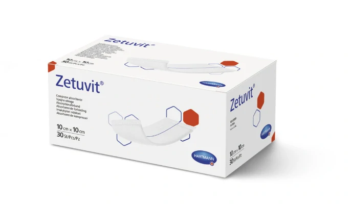 Kompres Zetuvit nester.10x10cm 30ks 4138016