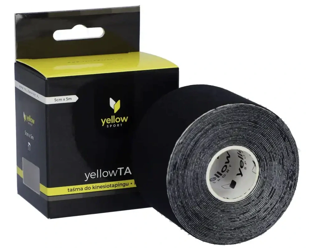 Kinezio tape YELLOWSPORT 5cm x 5m růžová