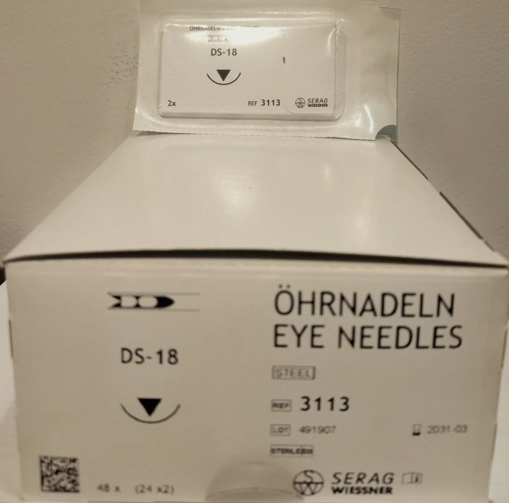 Sterilní chirurgická jehla DS-18, 2ks/bal