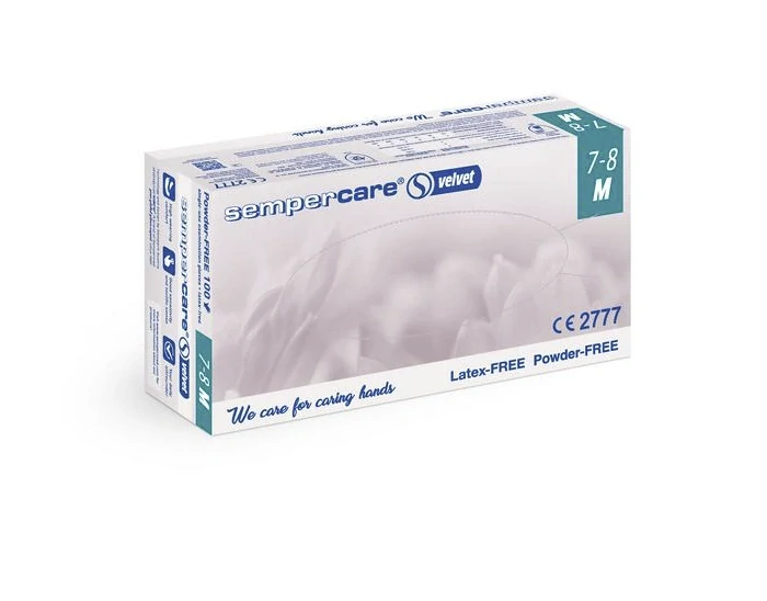 Rukavice Sempercare Nitrile Velvet 200ks, vel. M