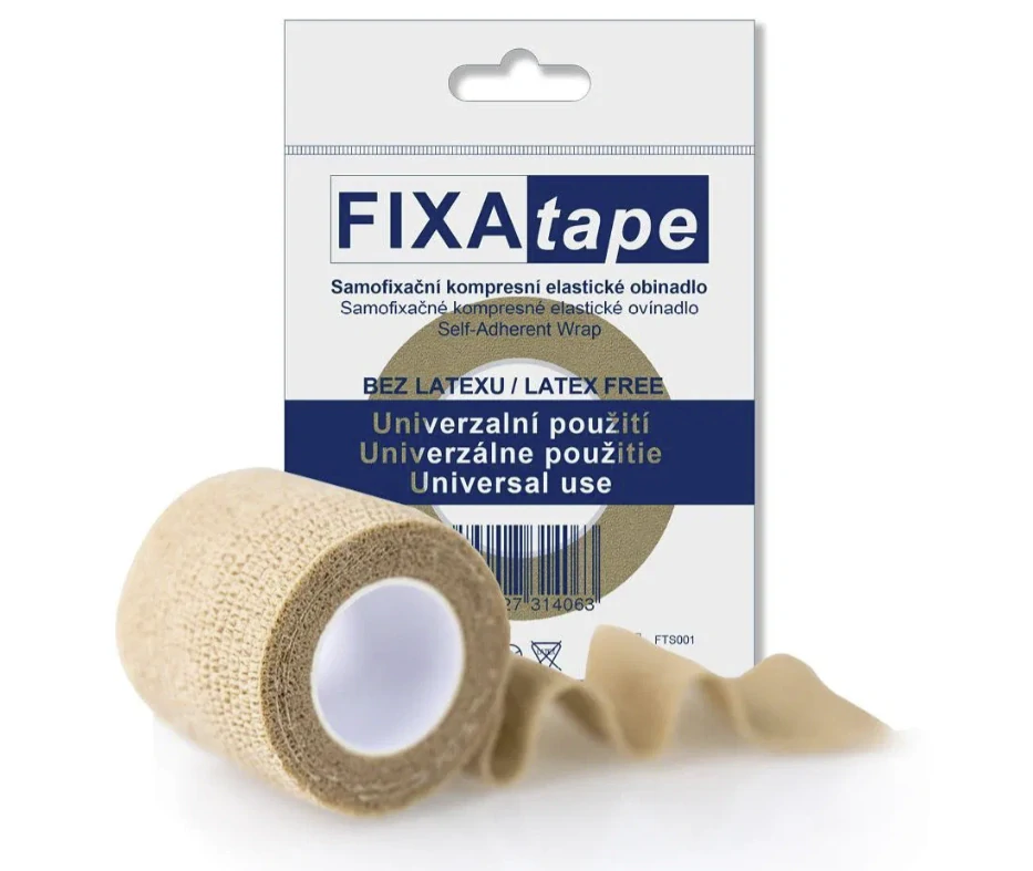 Samofixační kompresní obinadlo FixaTape Stretch 2,5cm x 4,5 m