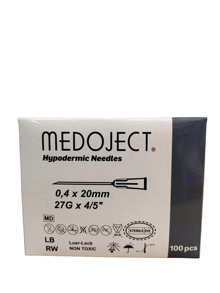 Injekční jehla Medoject 27Gx4/5, 04x20mm