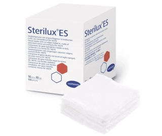 Sterilux Gáza kompresní nesterilní 17 vláken 8 vrstev 10x10 cm 100 ks