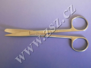 Nůžky chirurgické zahn.hrot.tupé 15cm