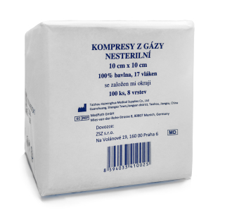 Kompresy nesteril. 10x10cm