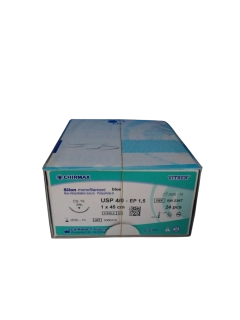 ŠITÍ Silon monofil blue nevstřebatelné EP 1,5 USP 4/0 1x45cm DS19, 24 ks