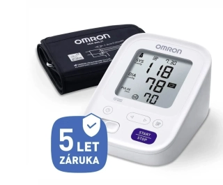 Tonometr OMRON M3 (2020) (měkká prodloužená EASY manžeta (22-42 cm)
