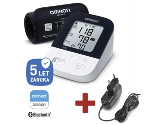 OMRON M4 Intelli IT bluetooth připojením +ZDROJ (SET), 5let záruka