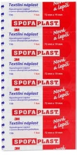 3M Spofaplast Náplast kusová textilní 156 N 72x19mm 5ks