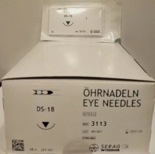 Sterilní chirurgická jehla DS-18, 2ks/bal