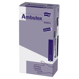 Vyš. ruk. Ambulex, vel. M, vinyl, bez pudru (100ks)