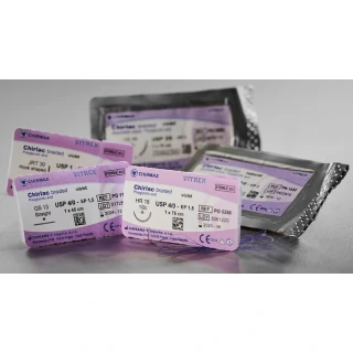 Chirlac rapid braided violet EP2 USP3/0, 1x75cm DS19